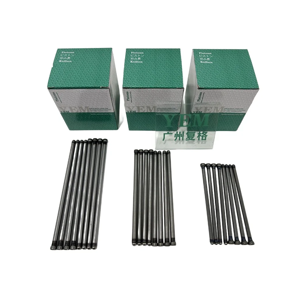 Excavator Accessories V4300 V6108 WG972 Z402 Valve Push Rod for Kubota Engine Replacement Parts