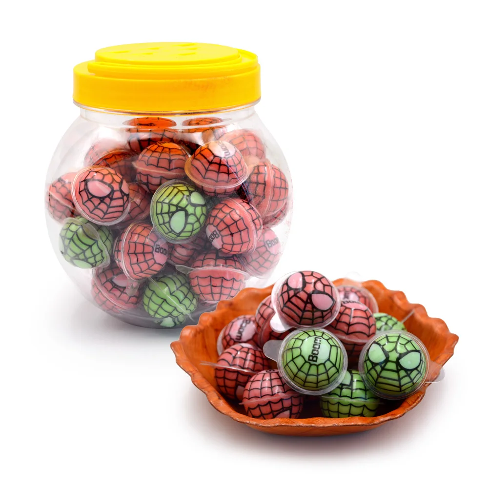 Best Selling Halal Sweet Eye Earth Watermelon Ball Shape Jelly Gummy Candy