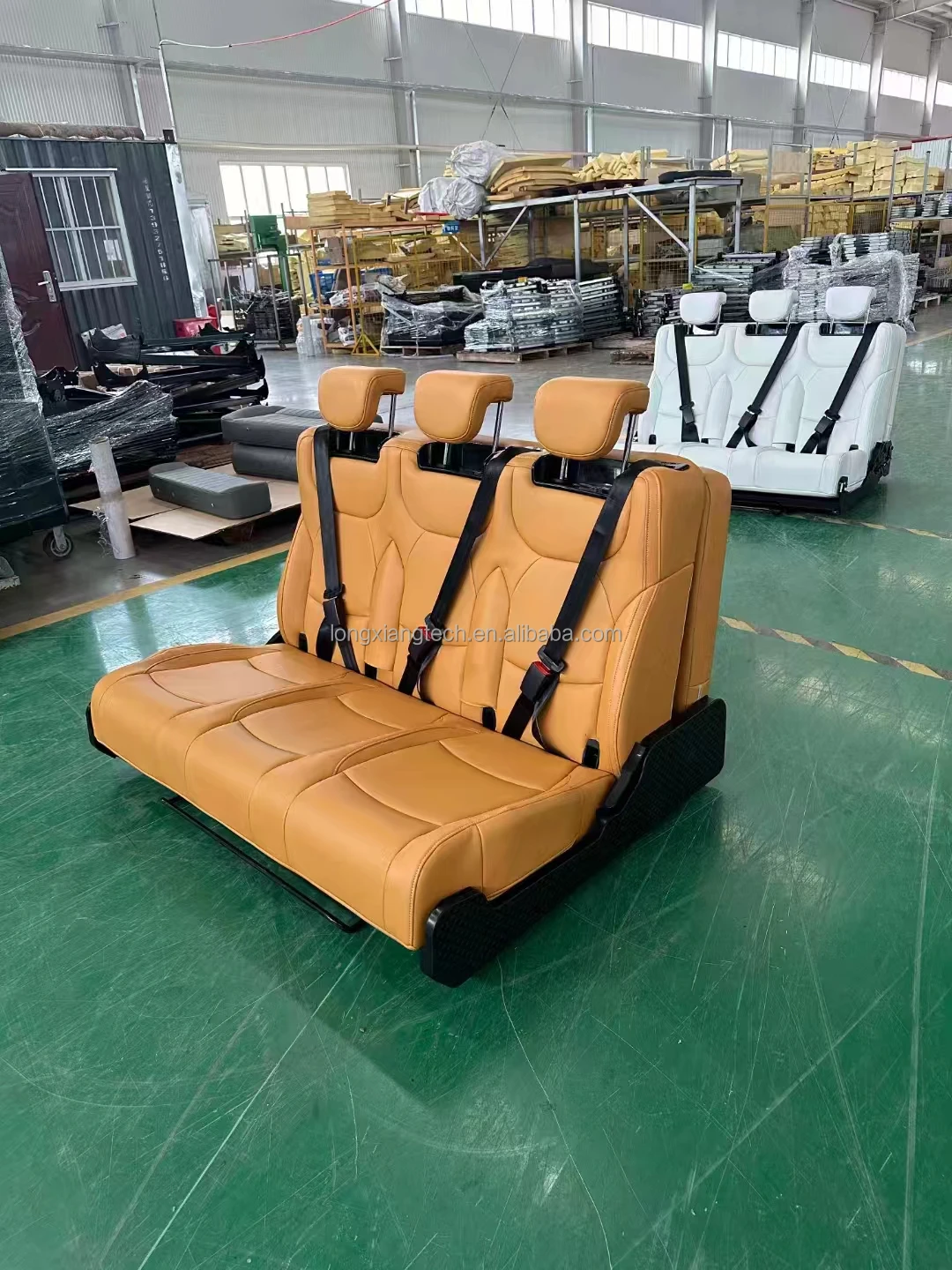 LXRV Multi-functional Folding Foldable RV Sofa Bed Seat Customizable RV Caranvan Foldable Seats Bed with Children Seat Bracket