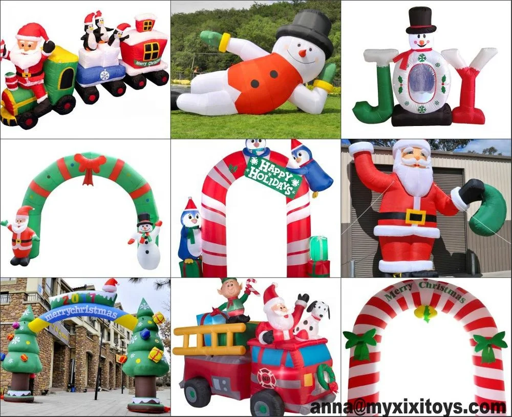 2023 Outdoor Christmas Decorations Backyard Inflatable Arch,Inflatable