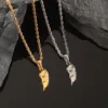 Colgante de Ala con Cadena de Cuerda