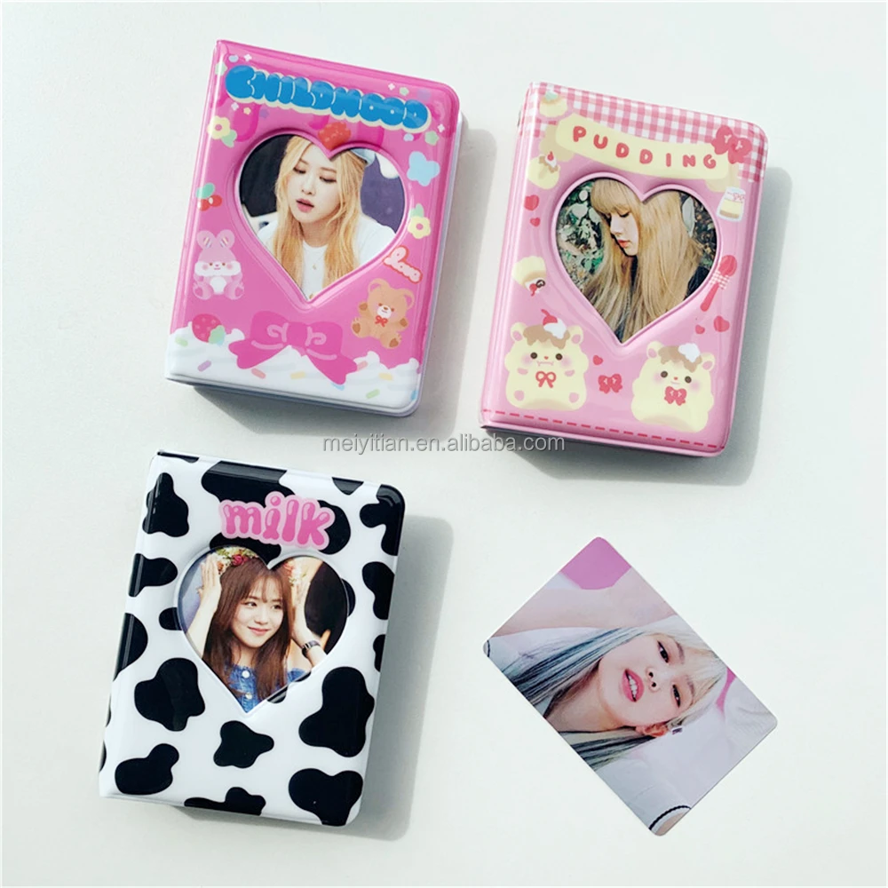 3 Inches Hollow Love Model Photo Holder Cute Photo Album Card Receipt  Storage US