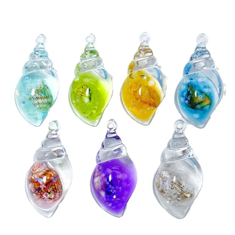 ရောင်ခြယ်လှစ်သော DIY Conch ဆေးချိုးနှစ် များ ပျော်ရွှင်စရာ ပစ္စည်းများ၊ ကရစ်မတ် ပျော်ရွှင်စရာ ပစ္စည်းများ၊ ပျော်ရွှင်စရာ ပစ္စည်းများ ပုံစံဖြင့် ပြုလုပ်ထားသော ပစ္စည်းများ