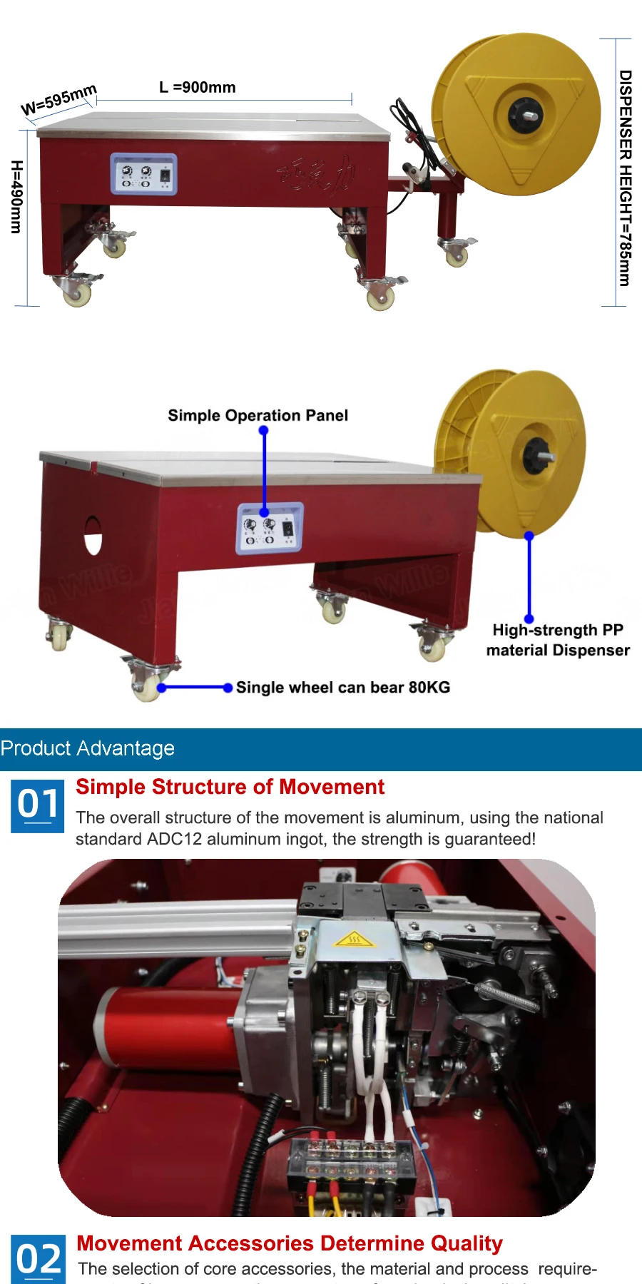 Semi Automatic PP Strapping Machines for Efficient Packaging