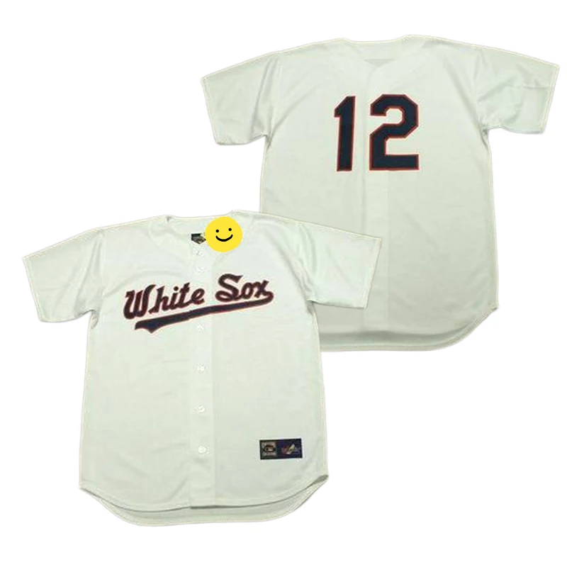 Wholesale Men's Chicago 1 LANCE JOHNSON 3 HAROLD BAINES 8 BO JACKSON 9  MINNIE MINOSO 10 RON SANTO Throwback Baseball jersey Stitched S-5XL From  m.