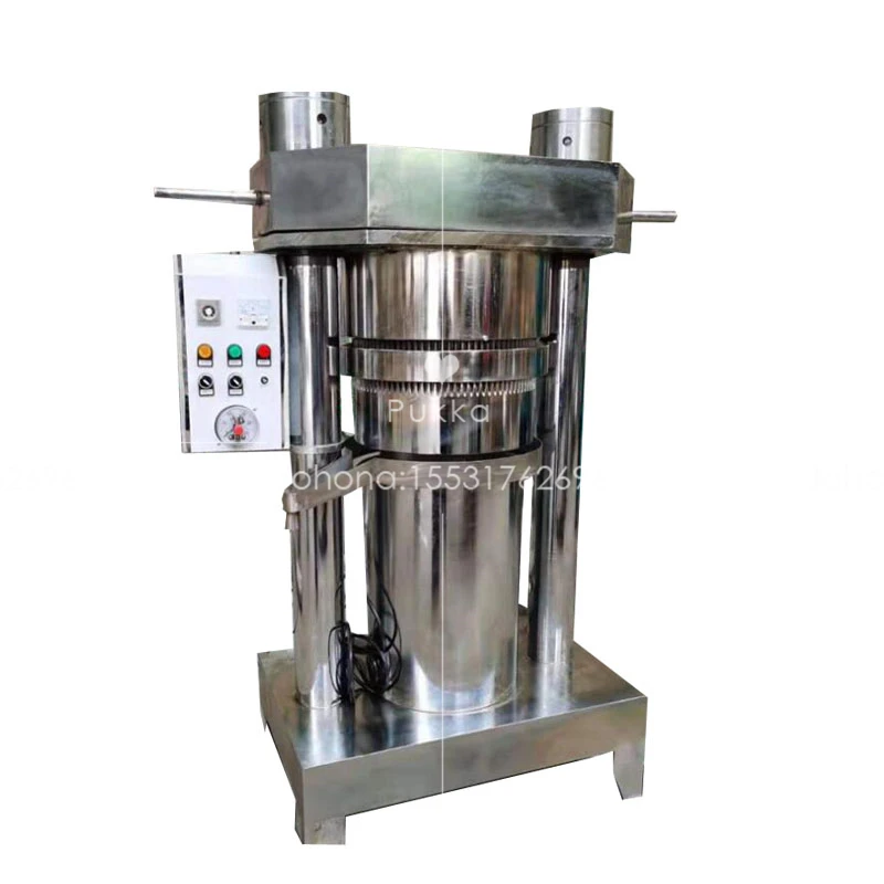 Oil Press Machine Small Business Equipment 304 Stainless Steel Oil Pressure  Peanuts Sesame Nut Coconut Oil Extractor