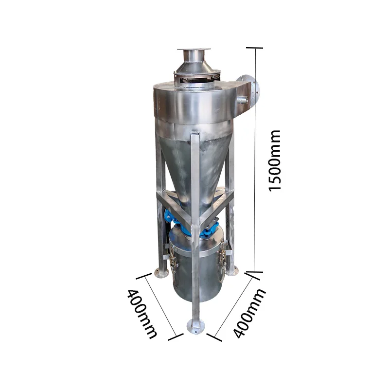 Compact Industrial Air Filtration System Mini Stainless Steel Cyclone Dust Collector for Small Workshops for Coffee Used New