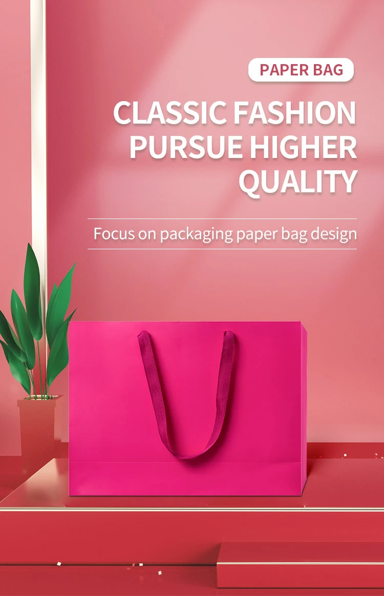 Custom Logo Bags | Lipack Rose Red Shopping Bags Custom Rose Wine Paper Bag With Your Own Logo