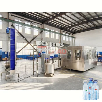 12000BPH 500ml 3 in 1  rinsing filling capping monoblock water bottling machine mineral water filling machine automatic