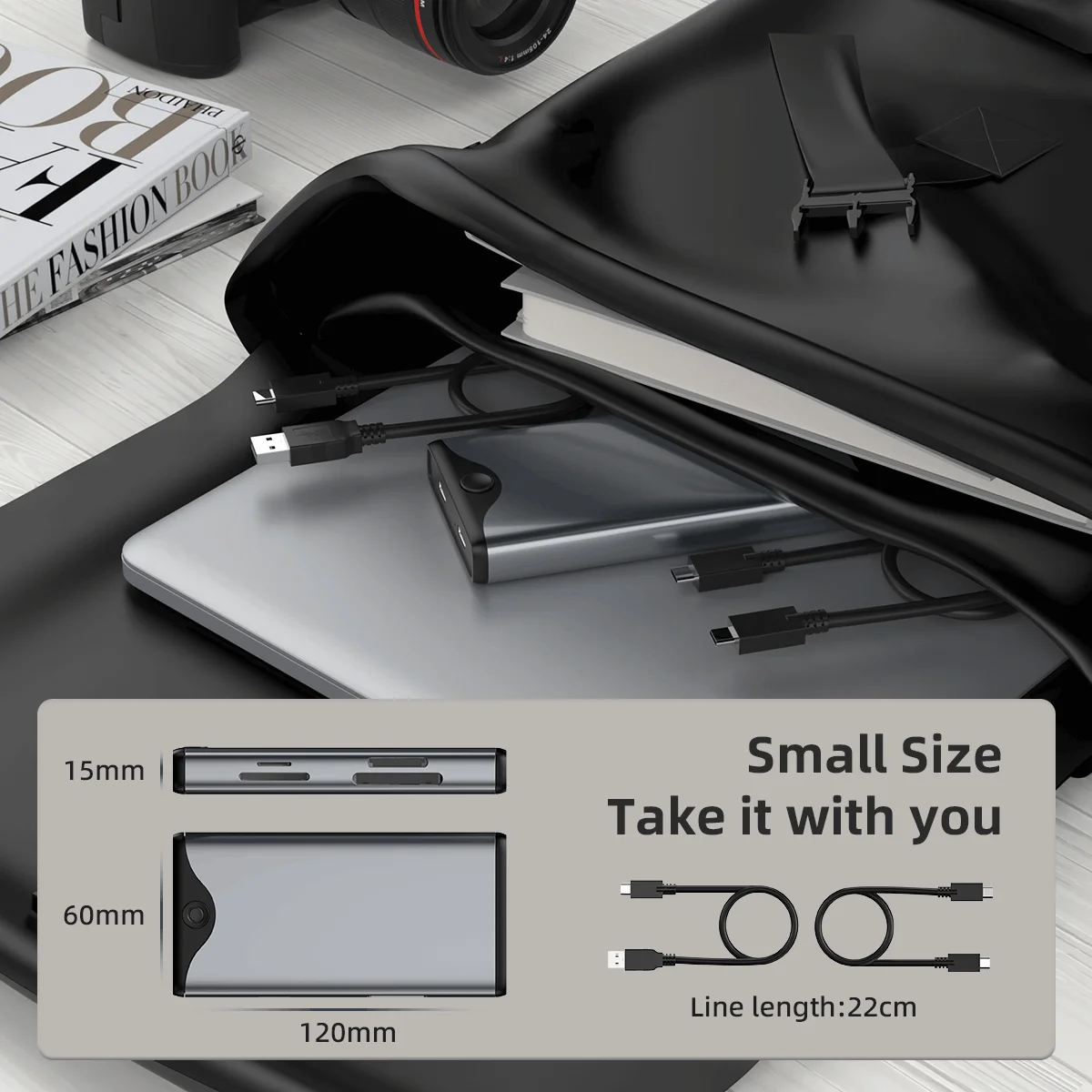 Dual Hard Drives USB3.2 Type C NVME Sata Enclosure Multiple Hard Drive Protective Case