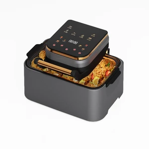 12L Visual Large-Capacity Square Air Fryer Modern Multi-Function Electric Oil-Free Plastic Household New Popular for Hotel Use