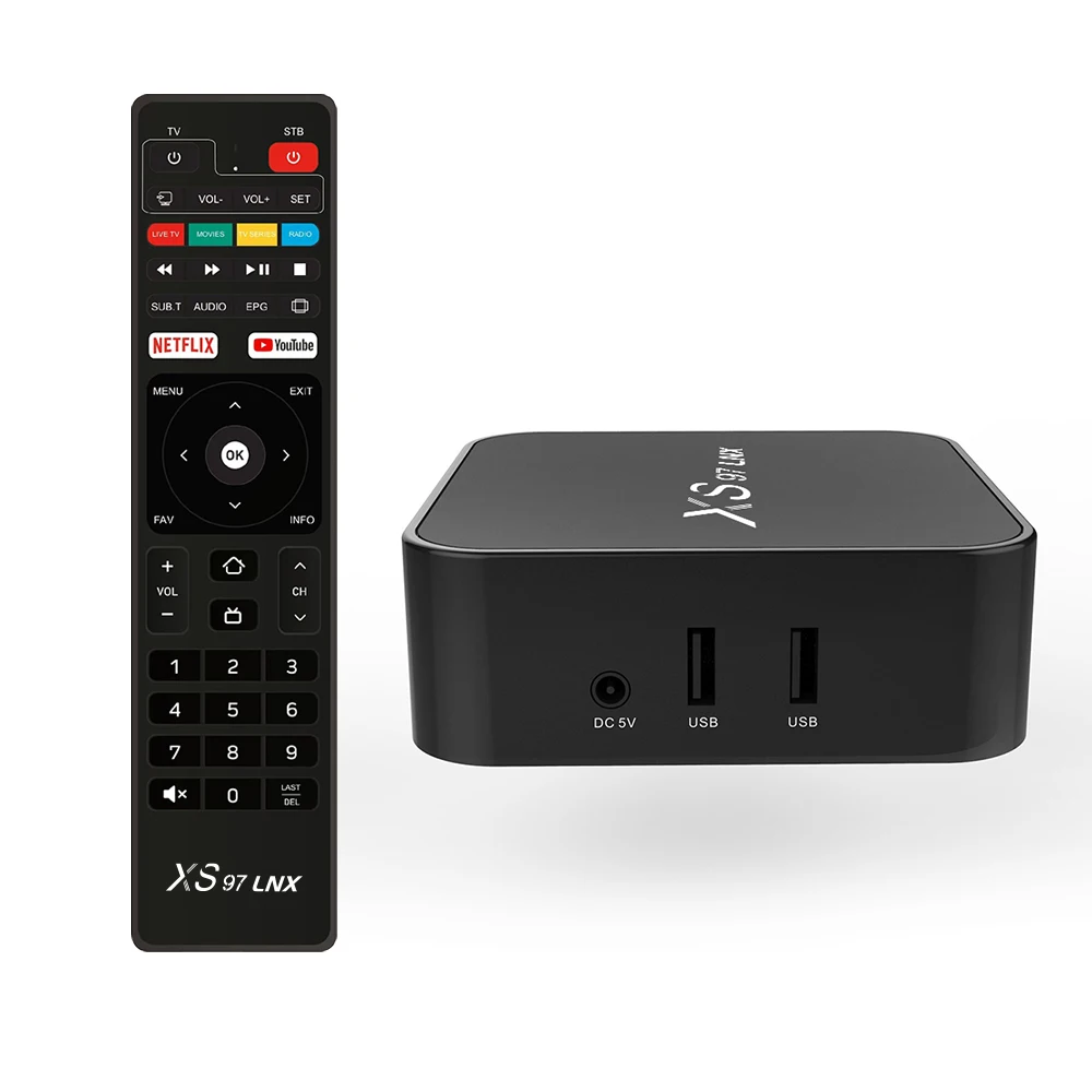 热卖Tvbox H313解码高达4K @ 60fps Linux电视盒Xangshi智能电视