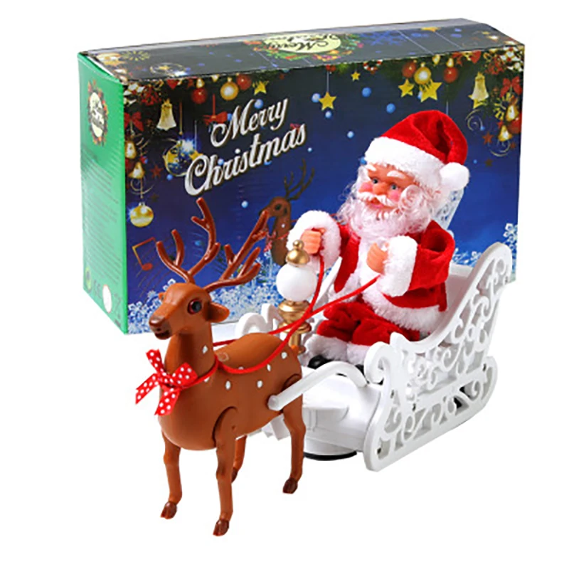 カラフルなledライトクリスマスミュージカルウォーキングトナカイ電気玩具とサンタクロース乗馬トナカイおもちゃ Buy 子供のおもちゃ電気 電気子供の おもちゃ 19 ぬいぐるみサンタクロース人形 Product On Alibaba Com