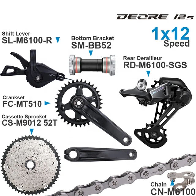 Deore RD-M6100、SL-M6100セット Sfbcf433e063d4a39a675337d0b587