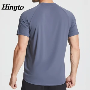 Active Sport Wear T-Shirt Moisture Wicking Loose Fit T Shirt Polyester Spandex Training T Shirt Quick Dry Oversize Gym T Shirt