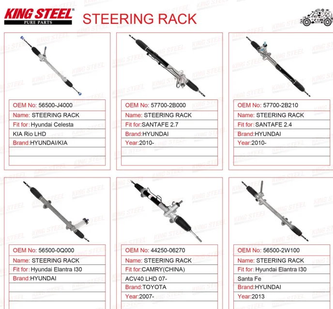 Steering Racks for Hyundai - Reliable Auto Car Parts