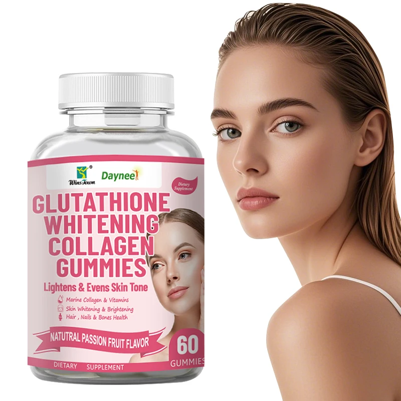 Gommes au collagène blanchissantes au glutathion, bonbons durs aromatisés  pour éclaircir la peau, l'hydrater et unifier le teint