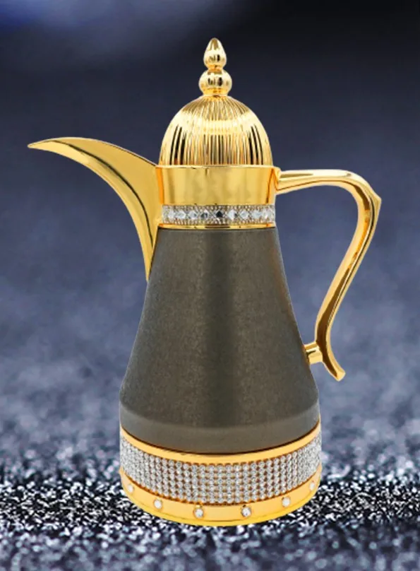 Arabic Dubai Luxury Design Large Capacity Stainless Steel Vacuum Flask Double Wall Thermos