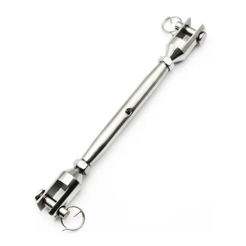 Rigging Screw Machined Fork Stainless Steel Hardware Closed Body Turnbuckle Wire Rope Fittings