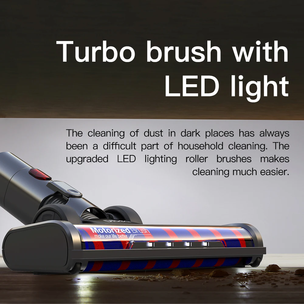 Dibea G22 500w 28 Kpa 4 In 1 Vacuum Cleaner Rechargeable Home Wireless