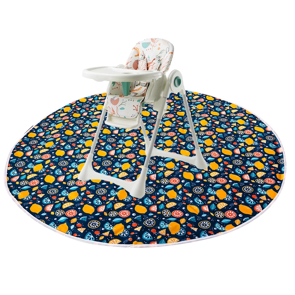 Baby Washable Under High Chair Non Slip Splat Mat Waterproof