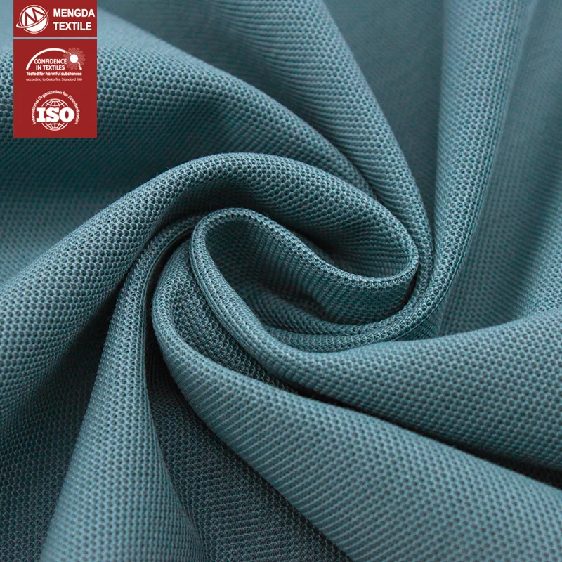 40s Mercerized Knit 100% Cotton Double Pique Fabric for Polo Shirt