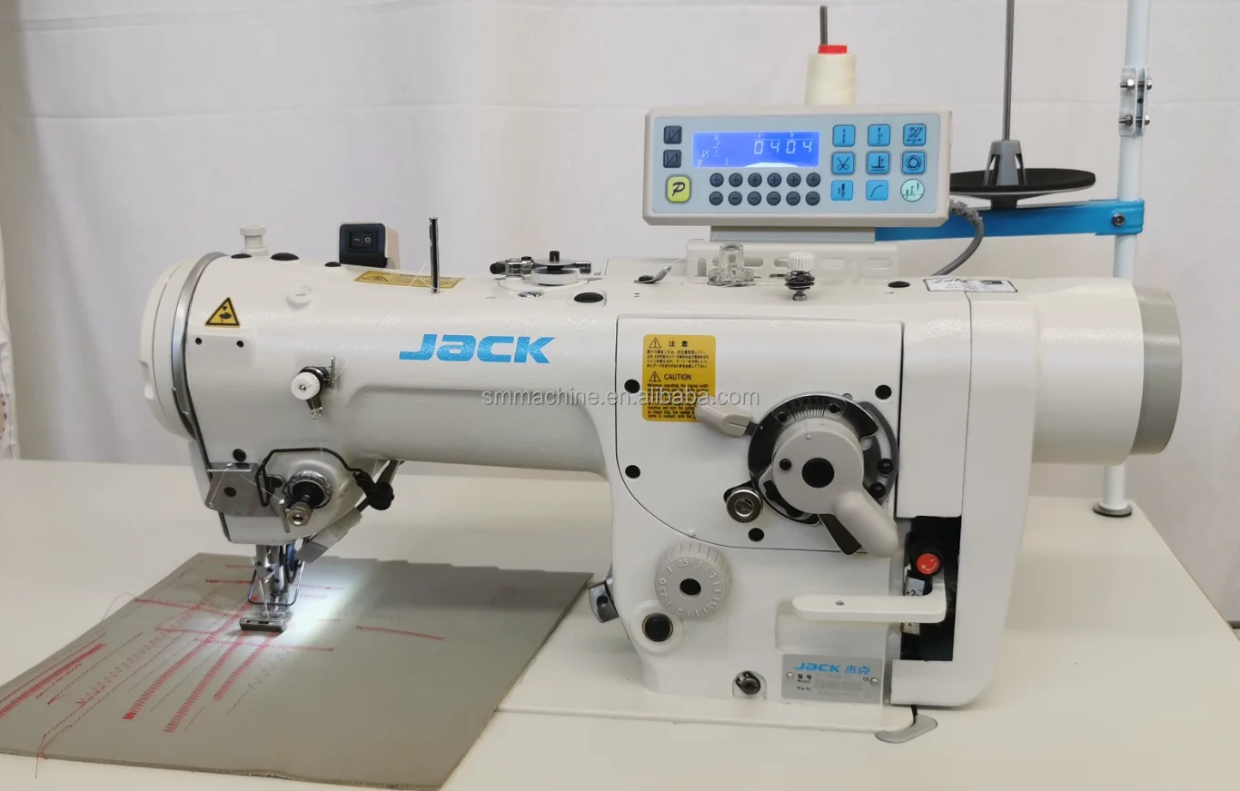 JACK 2284 Zig-Zag 8mm Three Stitch Machine - High-Speed & Easy