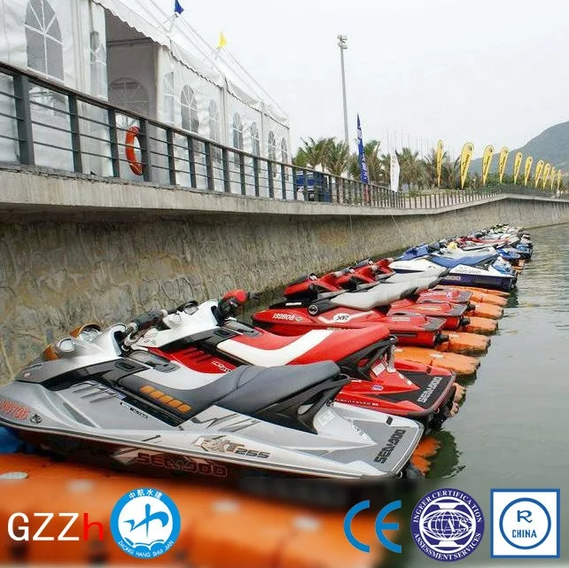 Marina Pile Guide Manufactured Floating Modular Jet Ski Dock Used HDPE  Boat Lift Pontoon