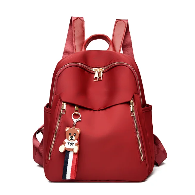 Sac a bandouliere de voyage pour femme sac a dos scolaire sac a dos multifonction en nyl aperçu 5