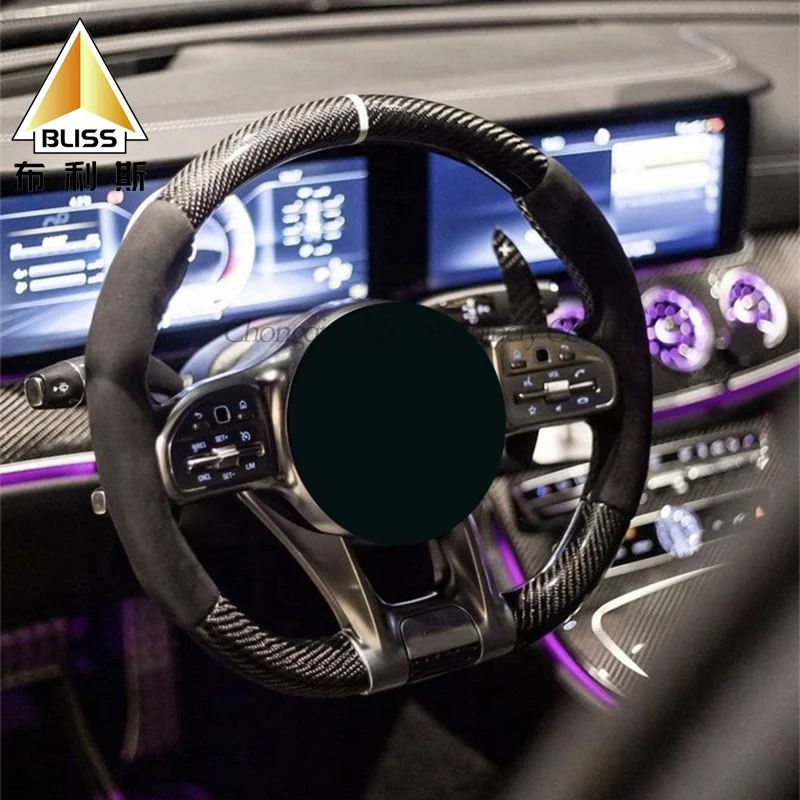 Volante De Coche, Volante De Carreras De Fibra De Carbono Pantalla De