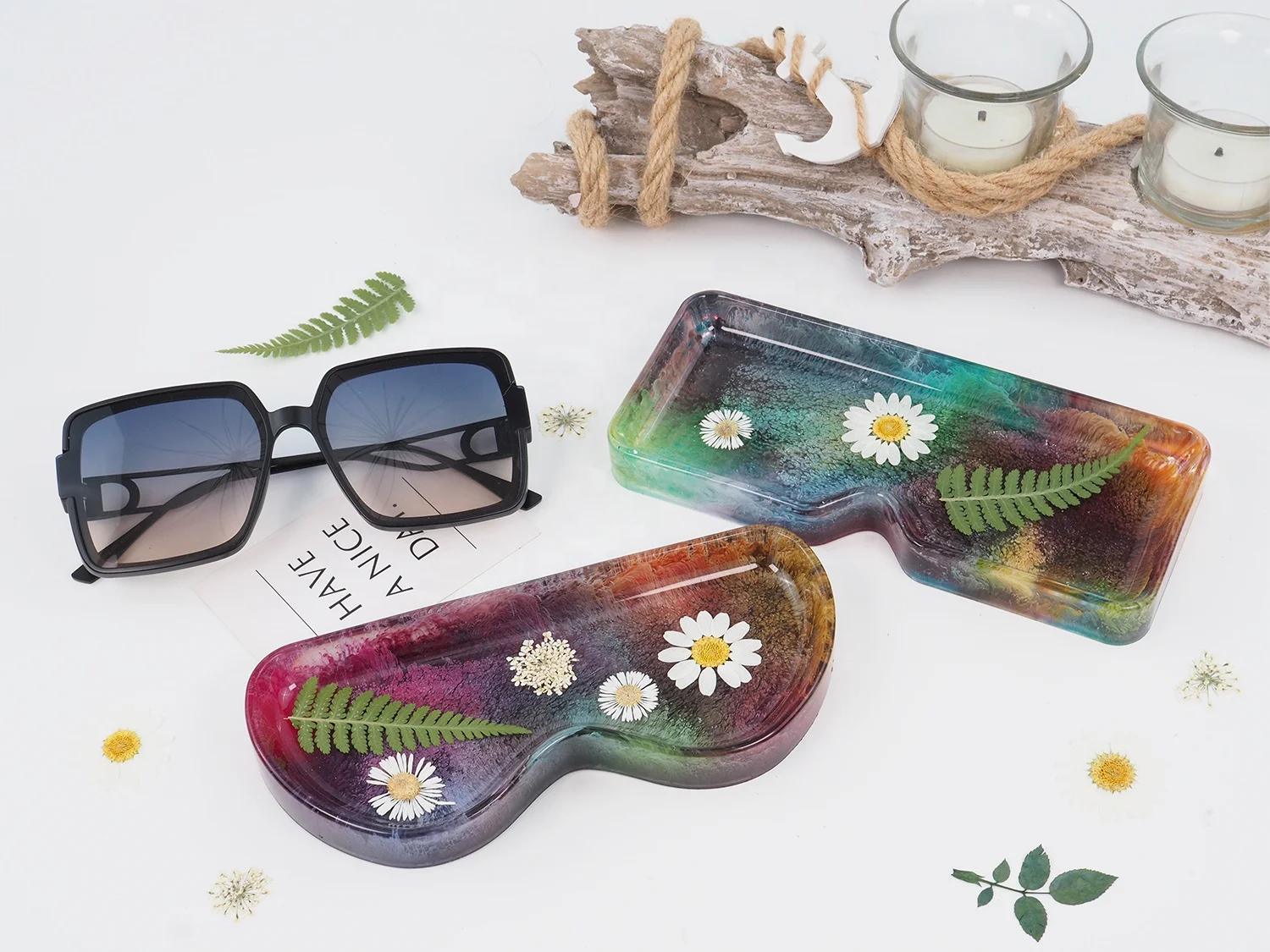 Sunglasses Tray Silicone Mold Perfect for Epoxy Resin