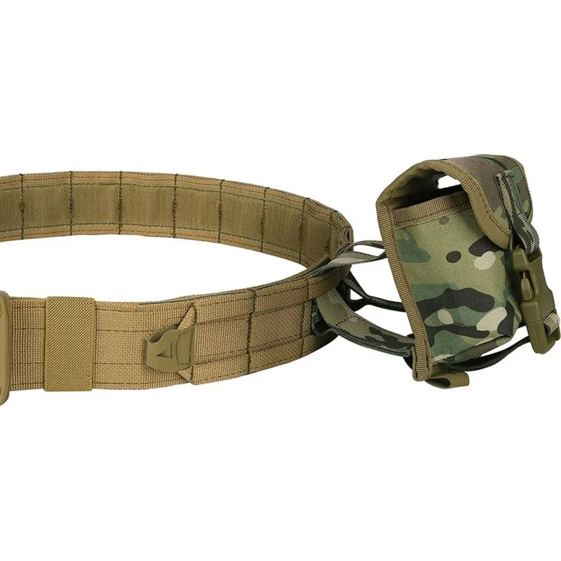 Wholesale Multifunctional Sport Enthusiasts Tactical Belt Fashionable Wear-resistant Duty Belt Quick-Release with Pouches