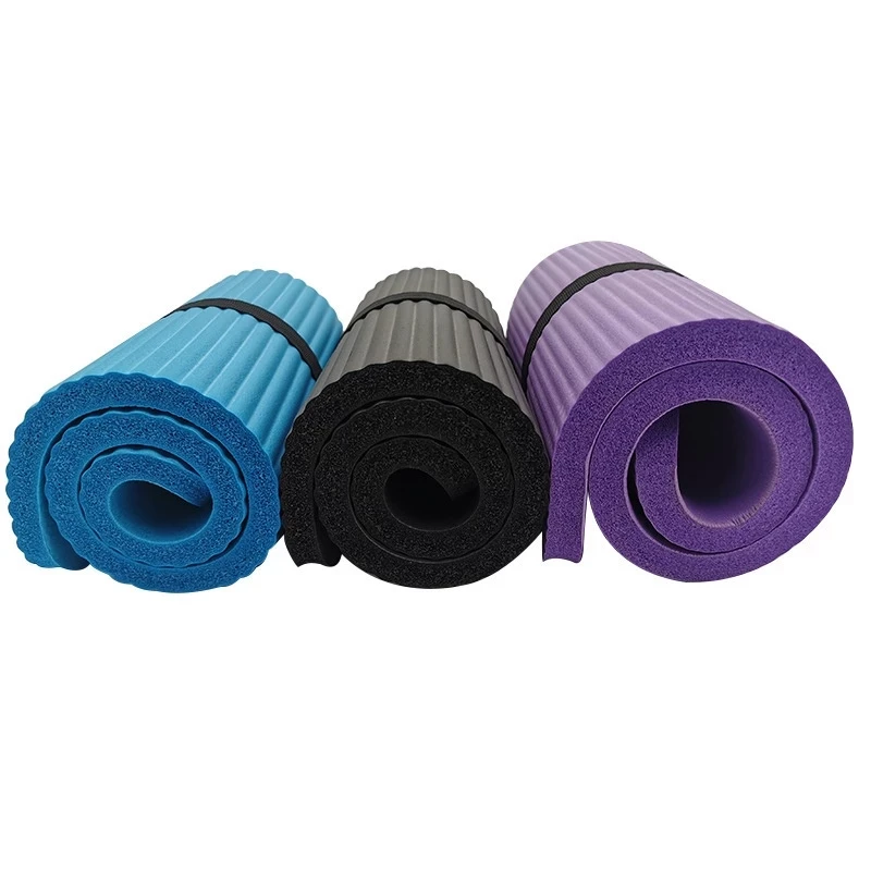15MM Yoga Mat Thick Non-slip Pilates Workout Fitness Exercise Pad Gym Workout 