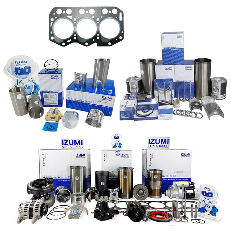 IZUMI ORIGINAL 3TNV76 4TN76 Overhaul Rebuild Kit Diesel Engine Parts For YANMAR