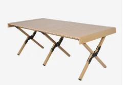 Foldable Dinning Table Outdoor Picnic Metal All Aluminium Portable Joint Design Multifunctional