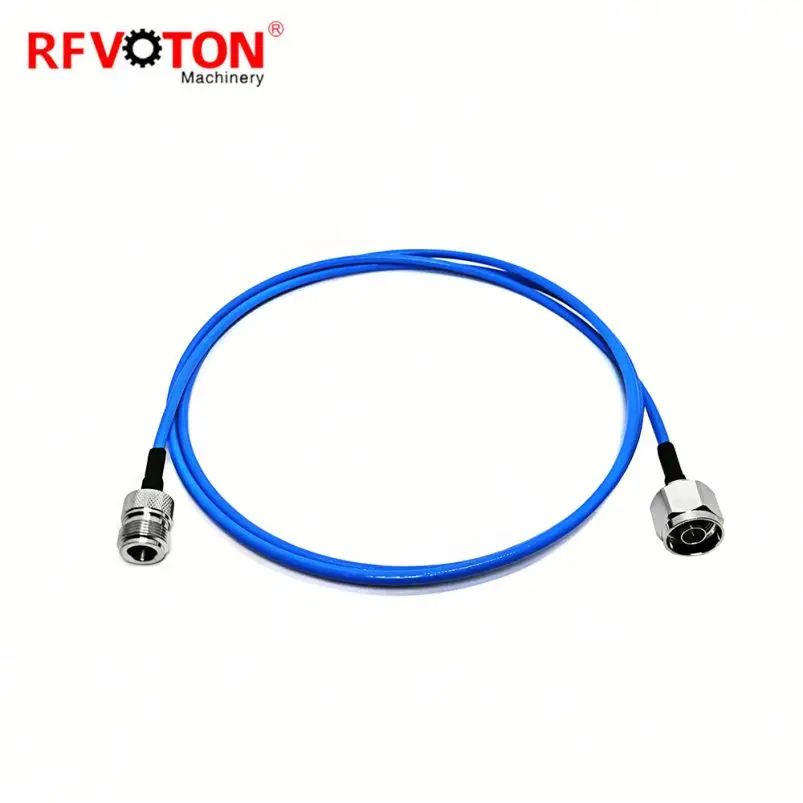 Factory Supply RF Rg141 Coaxial Cable Connector N Male to n Female Assembly test Cable Rohs in Stock