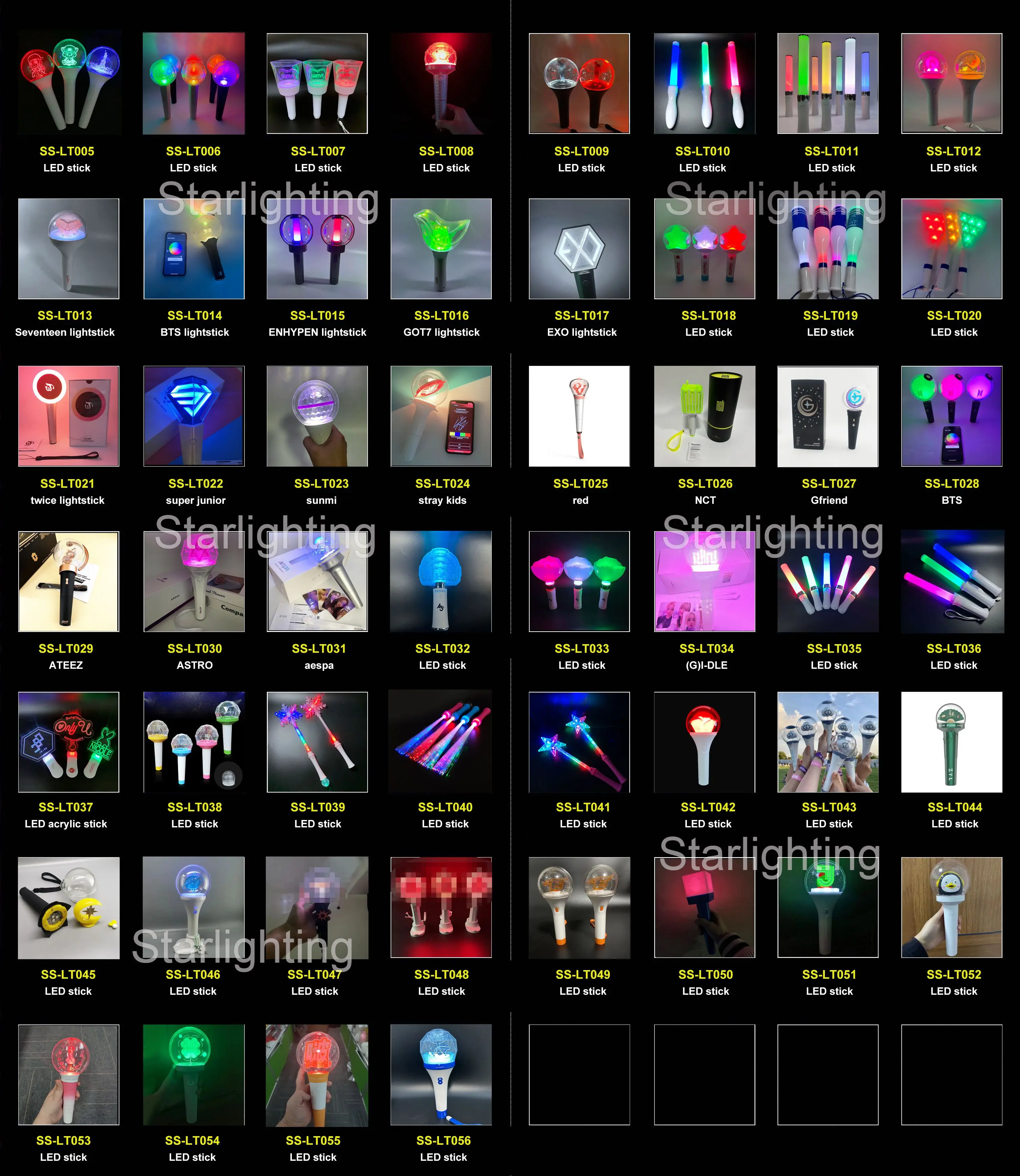 Le Sserafim Kpop Exo Official Idol App Dmx Custom Logo Led Fan Light