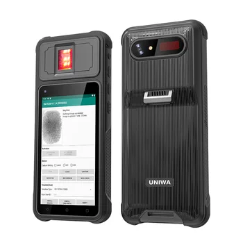 F501 Built-in NFC 13MP+5MP Android Rug PDAS 1D 2D Barcode Scanner Handheld Terminal Rugged PDA with Biometric Fingerprint Reader