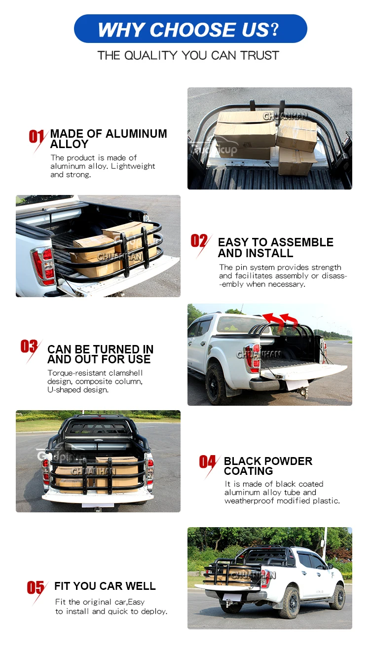 Pickup Truck Accessories Bed Extender Truck Tailgate Extender For