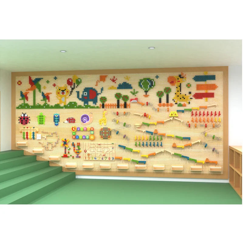 Educational Wall Mounted Interactive Wall Games Interactive Wall Play  Systems for Kids Club and Early Learning Center