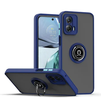 G Mobile Phone Shell Bracket With Anti-Fall 5G Magnetic Ring New Scrub Protector Made of PC PVC for Max Pro Max Models