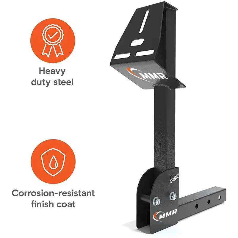 Good Selling Standard 2 Inch Receiver Black Tow Hitch Spare Tire Holder Hitch Mounted Spare Tire Carrier