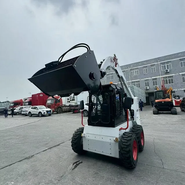 product skid steer mixer bucket hydraulic concrete mixing attachment for sale-6