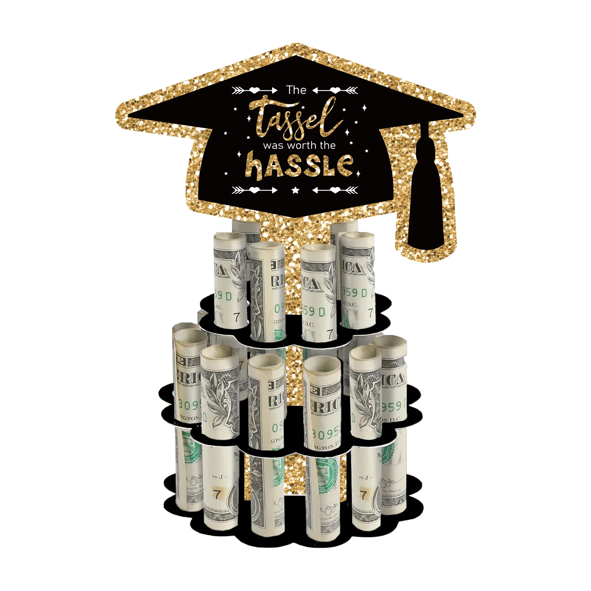 Dt126 Graduation Season 3 Tier Diy Graduation Hat Graduation Cash ...