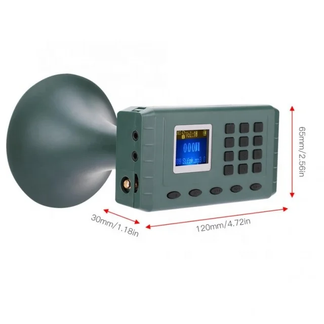 Electronic Hunting Bird Caller Sounds Voice Caller Player Loudspeaker Snow Goose Decoys with Timer CP380 for Outdoor Hunting