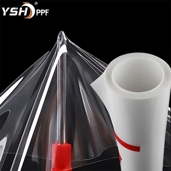 YSH super glossy color car 1.52*15m wrapping films display ppf car wrap vinyl film