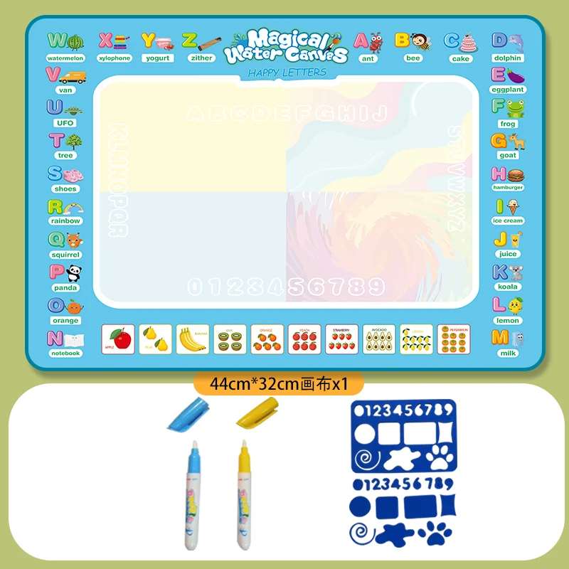 Dm 5 Educational Learning Resources Oversized Drawing Doodle Mat Color Writing Magic Graffiti Blanket Canvas Toys Doodle Mat