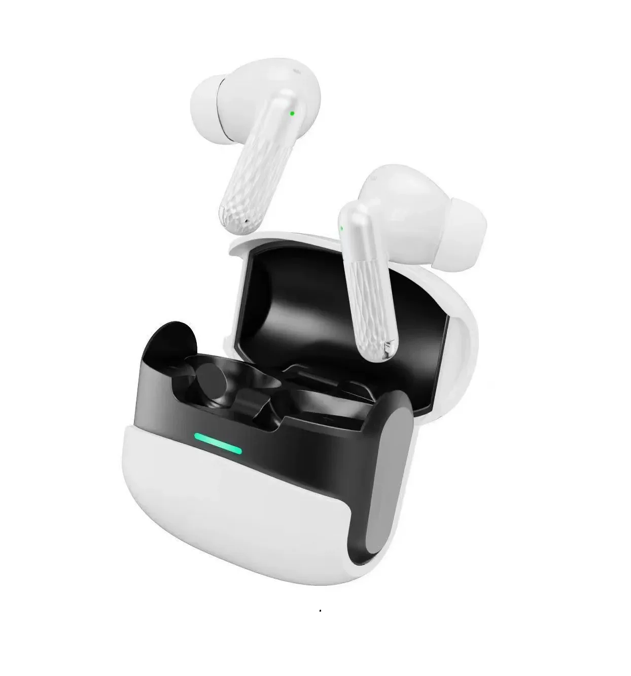 制造商批发 2025 新款无线双耳入耳式耳机 LED 电池降噪 IPX4 防水 高保真音质