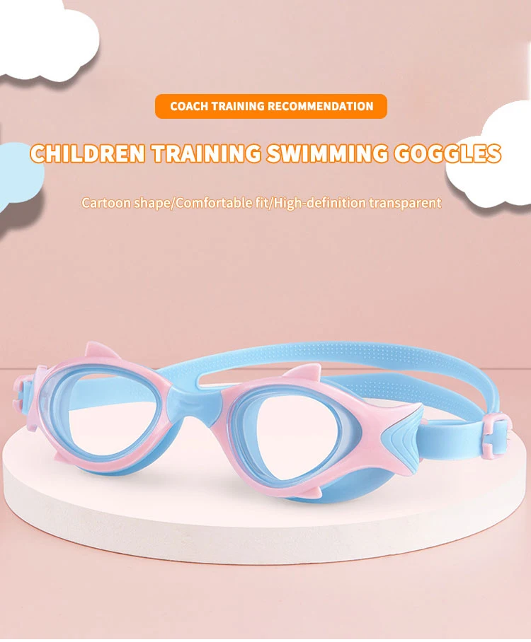 Swimming Glasses Wide View Frame Eyewear Anti Scratch Colorful Anti Uv