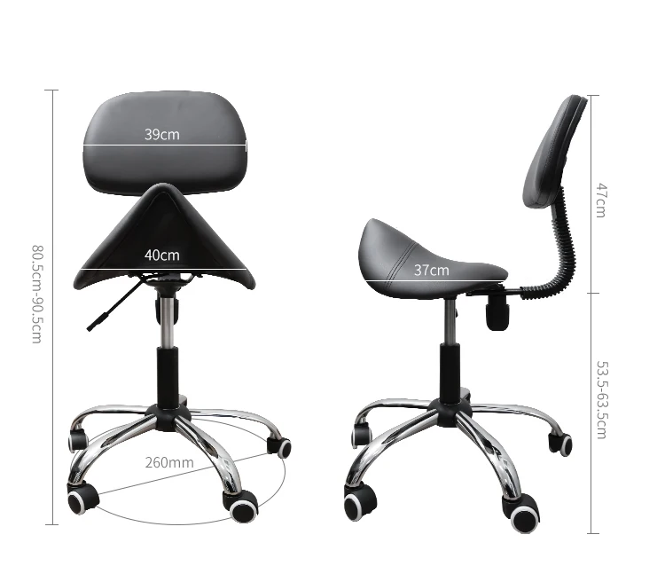 Гидравлическое регулируемое по высоте пневматическое подвесное седло стул для художников со